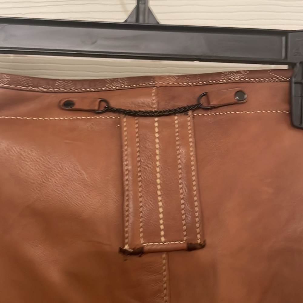 Marithe & François Girbaud butter soft leather crop pant - Picture 7 of 12